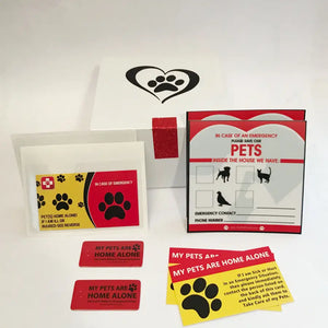 Pet Care Gift Box - 1 Box - Pet Home Alone Cards