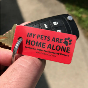 Emergency Pet Keyring Tag - Our Pet Card