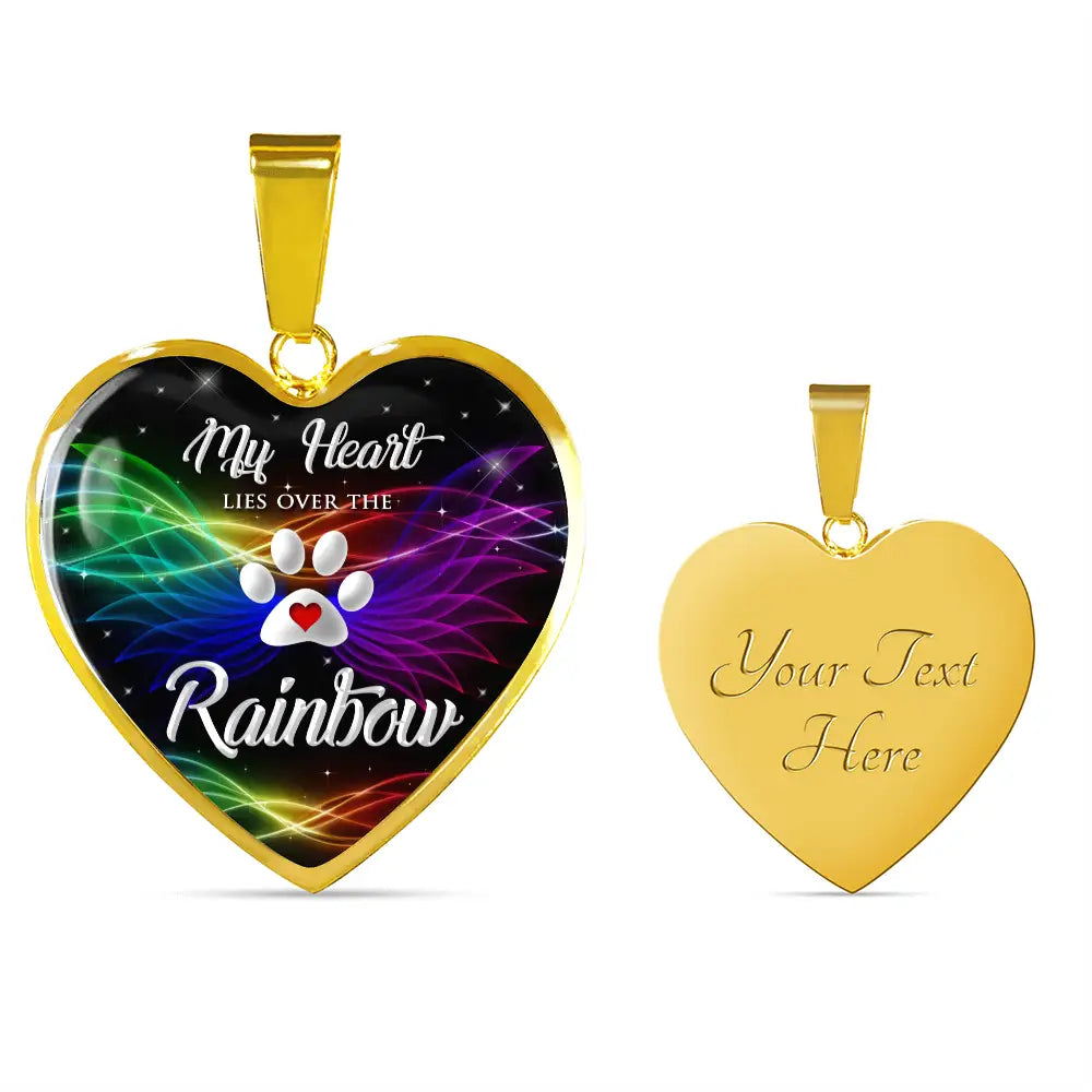 My Heart Lies Over The Rainbow Necklace - Luxury Necklace