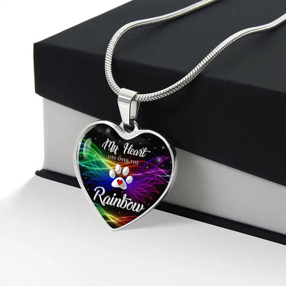 My Heart Lies Over The Rainbow Necklace - Luxury Necklace
